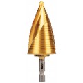 Klein Tools 25960 Step Drill Bit, spiral double-fluted, &amp;frac78;&amp;quot; to 1&amp;frac38;&amp;quot;, VACO-