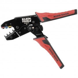 Klein Tools 3007CR Ratcheting Heat Shrink Terminal Crimper, 10 to 22 AWG Wire-