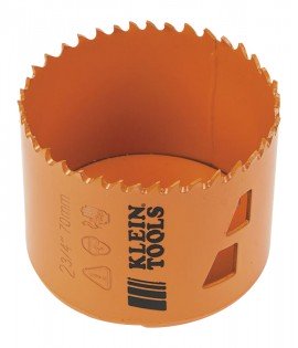 Klein Tools 31944 Bi-Metal Hole Saw, 2.75"-