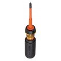 Klein Tools 32293 2-in-1 Flip Blade Insulated Screwdriver-