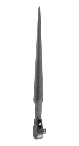 Klein Tools 3238 Ratcheting Construction Wrench, 0.5" square-drive hex socket-