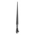 Klein Tools 3238 Ratcheting Construction Wrench, 0.5&quot; square-drive hex socket-