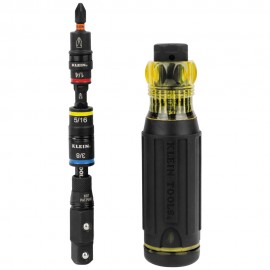 Klein Tools 32517HD KNECT™ 17-in-1 Impact-Rated Hybrid Screwdriver / Nut Driver-