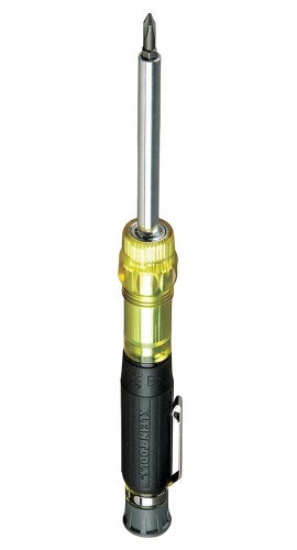 Klein Tools 32614 4-in-1 Multi-Bit Electronics Pocket Screwdriver-