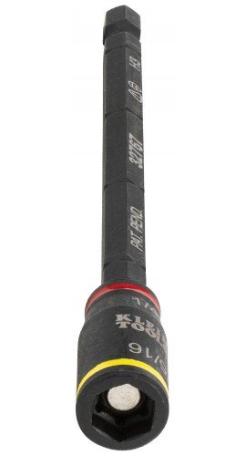 Klein Tools 32767 3-in-1 Impact Flip Socket, 1/4-Inch, 5/16-Inch, 5-Inch Length-