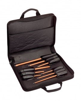 Klein Tools 33528 1000V Insulated Screwdriver Set, 9-pieces-