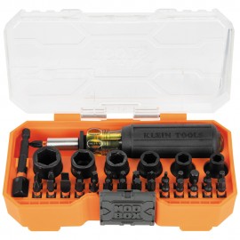 Klein Tools 33805 ProFlex Impact Screwdriver Bit and Socket Set, 38-Piece-