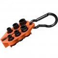 Klein Tools 33808 Grab-And-Go Impact Socket Set, SAE, 7-Piece-