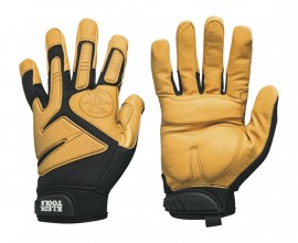 Klein Tools 40220 Journeyman Leather Gloves, medium-