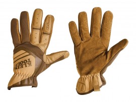 Klein Tools 40227 Journeyman Leather Utility Gloves, large-