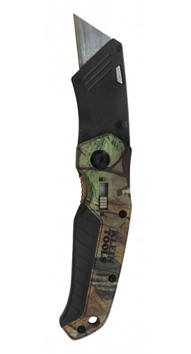 Klein Tools 44135 Assisted-Open Folding Utility Knife, camo-