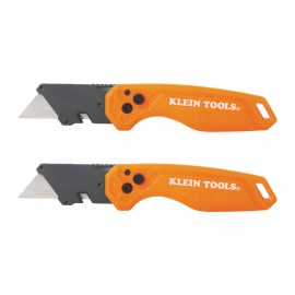 Klein Tools 44313 Folding Utility Knife, 2-Pack-