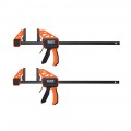 Klein Tools 47551 Speed-Klamp 12-Inch, 150-Pound, 2-Pack-