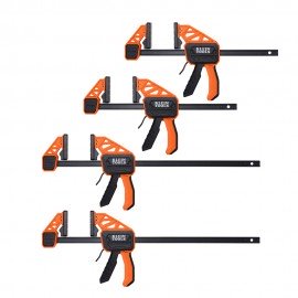 Klein Tools 47552 Speed-Klamp 6-Inch and 12-Inch, 150-Pound, 4-Pack-