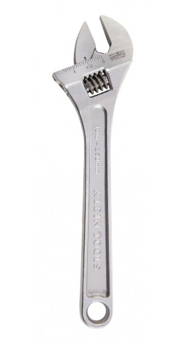 Klein Tools 507-10 Adjustable Wrench, extra-capacity, 10&quot;-