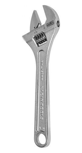 Klein Tools 507-6 Adjustable Wrench, extra capacity, 6"-