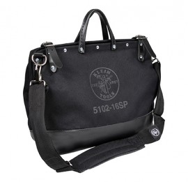 Klein Tools 510216SPBLK Deluxe Canvas Tool Bag, 13 pockets, 16"-