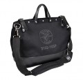 Klein Tools 510216SPBLK Deluxe Canvas Tool Bag, 13 pockets, 16"-