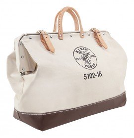 Klein Tools 5102-18 Canvas Tool Bag, 18"-