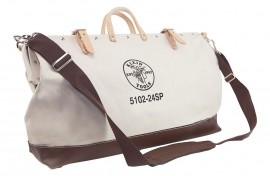 Klein Tools 5102-24SP Canvas Deluxe Tool Bag, 17 pockets, 24"-