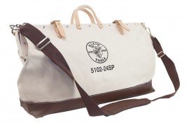 Klein Tools 5102-24SP Canvas Deluxe Tool Bag, 17 pockets, 24"-