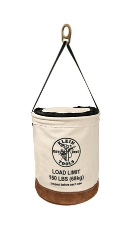 Klein Tools 5104CLR22 Canvas Bucket with bucket top, 22&quot;-