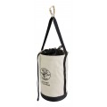Klein Tools 5114DSC22 Canvas Bucket with drawstring close, 22&amp;quot;-