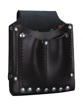 Klein Tools 5145 3-Pocket Leather Utility Pouch-