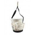 Klein Tools 5171PS Heavy-Duty Tapered Wall Bucket, 4 pockets-