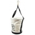 Klein Tools 5172PS Heavy-Duty Tapered Wall Bucket, 15 pocket-