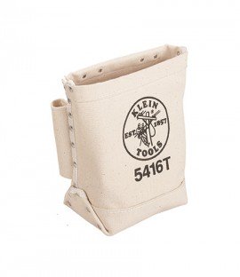 Klein Tools 5416T Bull-Pin and Bolt Tool Bag, tunnel loop, 5 x 10 x 9&quot;-