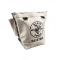 Klein Tools 5416TBR Canvas Bolt Retention pouch with tunnel connect, 5 x 10 x 9"-