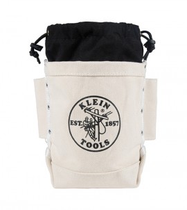 Klein Tools 5416TC Top-Closing Tool Pouch with tunnel connect, 5 x 10 x 9&quot;-