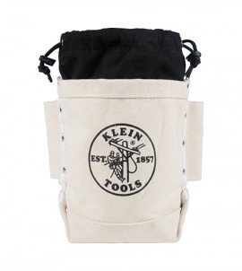 Klein Tools 5416TC Top-Closing Tool Pouch with tunnel connect, 5 x 10 x 9"-