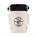 Klein Tools 5416TCP Extra-Tall Top-Closing Bolt Bag, 5 x 12 x 9"-
