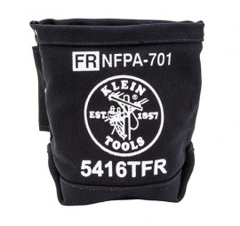 Klein Tools 5416TFR Flame-Resistant No. 4 Canvas Bolt Bag, 5 x 10 x 9"-