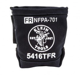 Klein Tools 5416TFR Flame-Resistant No. 4 Canvas Bolt Bag, 5 x 10 x 9&quot;-
