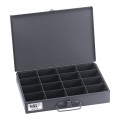 Klein Tools 54438 Mid-Size Parts Storage Box, 16 compartments-
