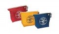 Klein Tools 5539CPAK Zippered Canvas Consumables Bags, 3-pack-