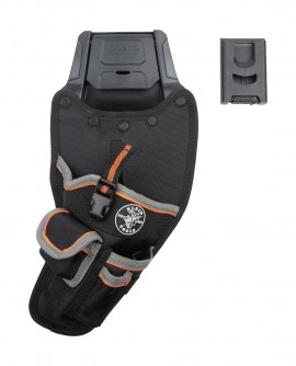 Klein Tools 55917 Tradesman Pro Modular Drill Pouch with belt clip-