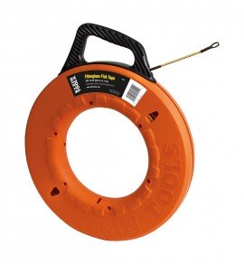 Klein Tools 56014 Fiberglass Fish Tape with spiral leader, 200&#039;-