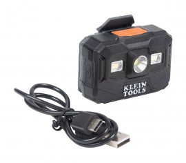 Klein Tools 56062 Rechargeable Headlamp and work light, 300 lumen all-day runtime-