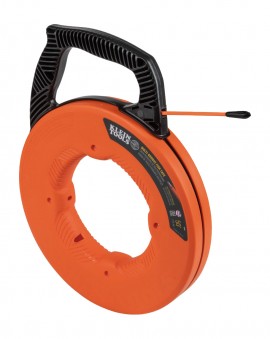 Klein Tools 56382 Multi-Groove Fiberglass Fish Tape with nylon tip, 50&#039;-