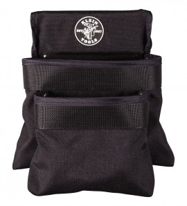 Klein Tools 5702 PowerLine Series Utility Pouch with 2 pockets-