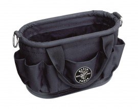 Klein Tools 58886 7-Pocket Polyester Tool Tote with drain holes-
