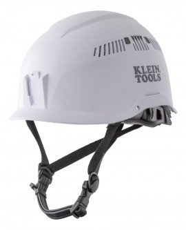 Klein Tools 60149 Safety Helmet, vented class C, white-