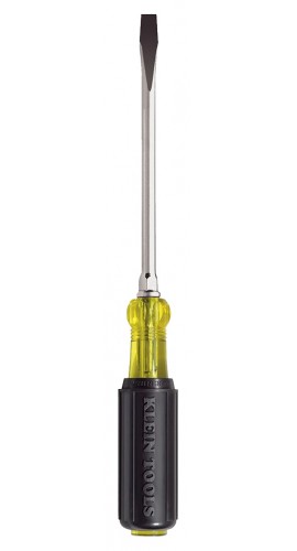 Klein Tools 602-4 Screwdriver with 1/4&amp;quot; keystone tip and 4&amp;quot; shank-