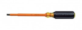 Klein Tools 602-7-INS Insulated Cabinet Tip Screwdriver, 0.3125&quot;, 7&quot; shank-
