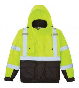 Klein Tools 60380 High-Visibility Winter Bomber Jacket, xl-