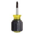 Klein Tools 603-1 Stubby Screwdriver with #2 Phillips tip and 1-1/2&amp;quot; shank-